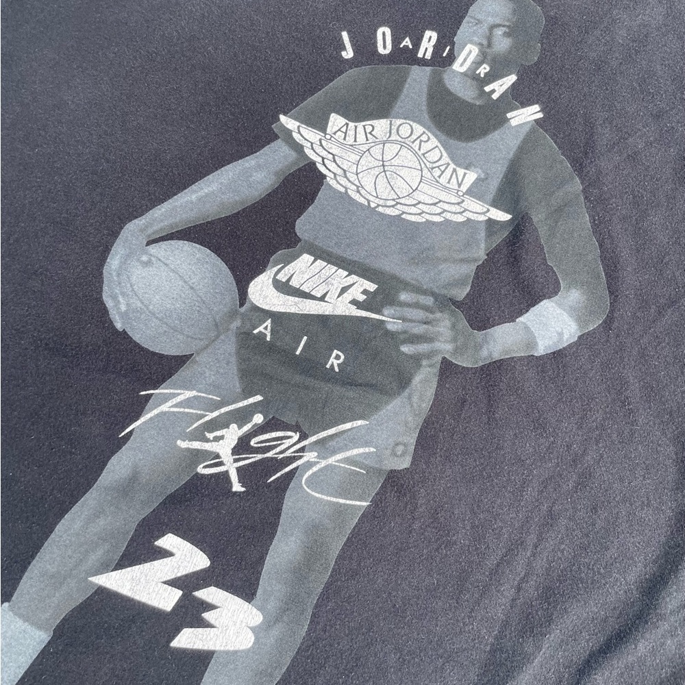 Nike / Jordan Michael Jordan T-Shirt Men’s Size XL #23 Black White - Picture 9 of 9